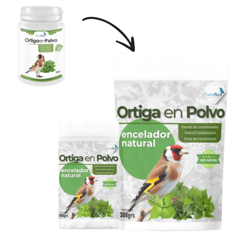 ForteBird Ortiga en Polvo (Nettle Powder) - New York Bird Supply