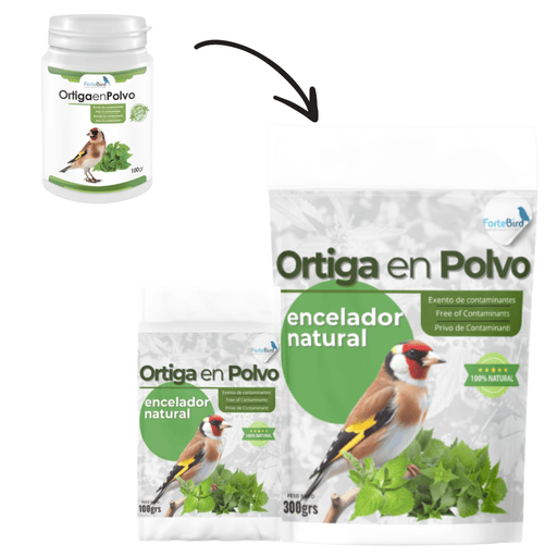 ForteBird Ortiga en Polvo (Nettle Powder) - New York Bird Supply