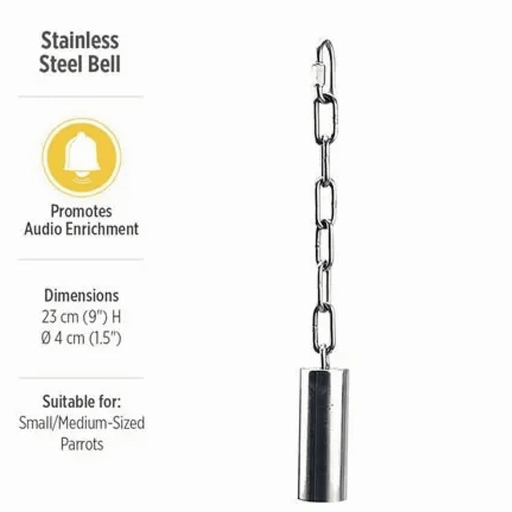 Hagen Hari Smart Play Stainless Steel Bell - New York Bird Supply