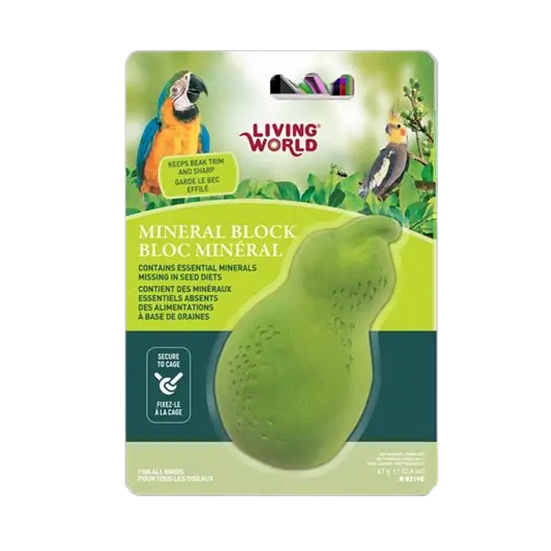 Hagen Living World Mineral Bloc 67g - Pear - New York Bird Supply