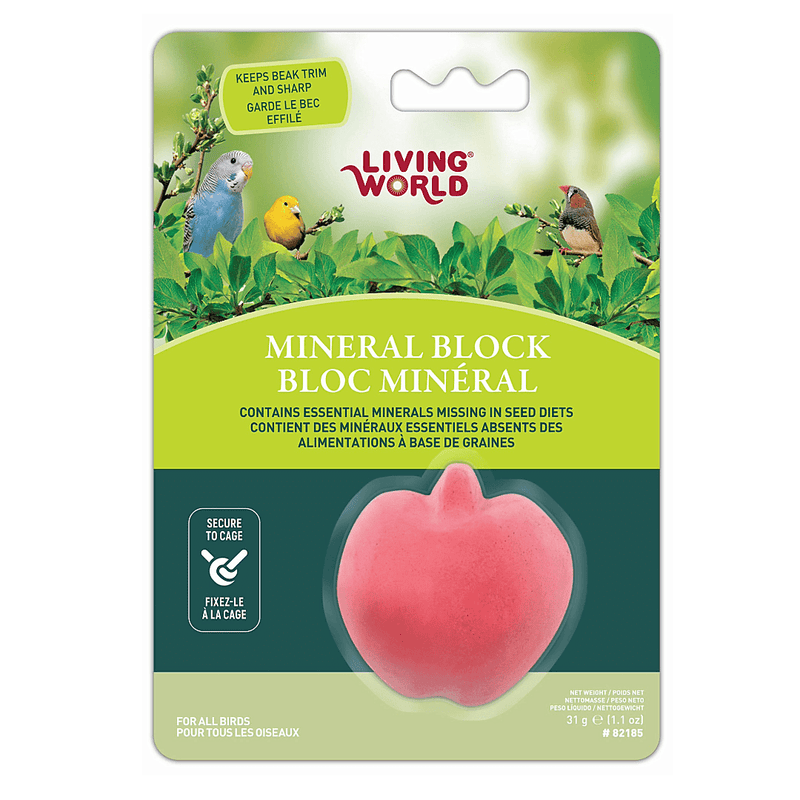 Hagen Living World Mineral Block 31g - Apple - New York Bird Supply