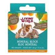 Hagen Living World Mineral Block for Small Animals - Orange 40g - New York Bird Supply