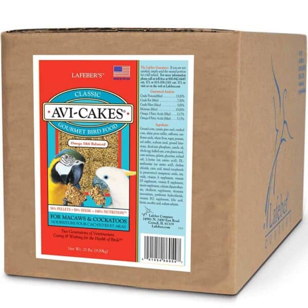 Lafeber Classic Avi Cakes Macaw - New York Bird Supply