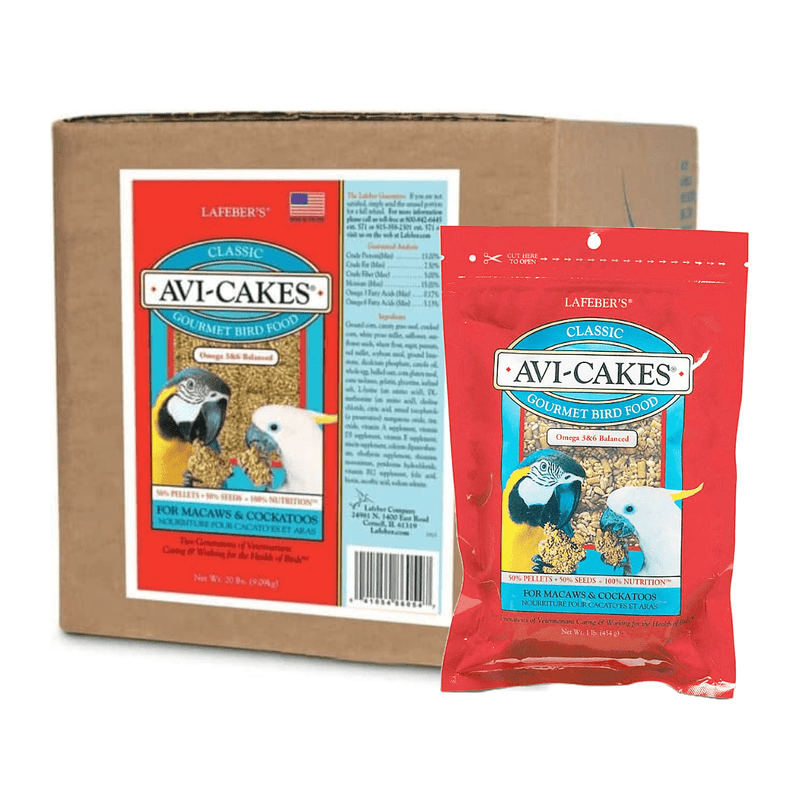 Lafeber Classic Avi Cakes Macaw - New York Bird Supply