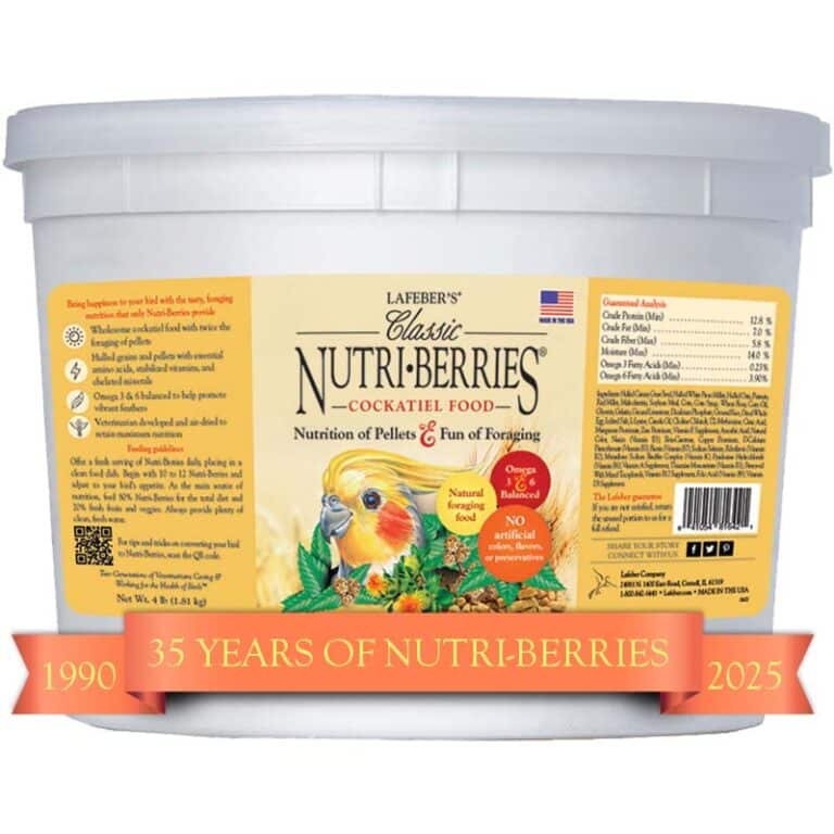 Lafeber Classic Nutri - Berries Cockatiel - New York Bird Supply