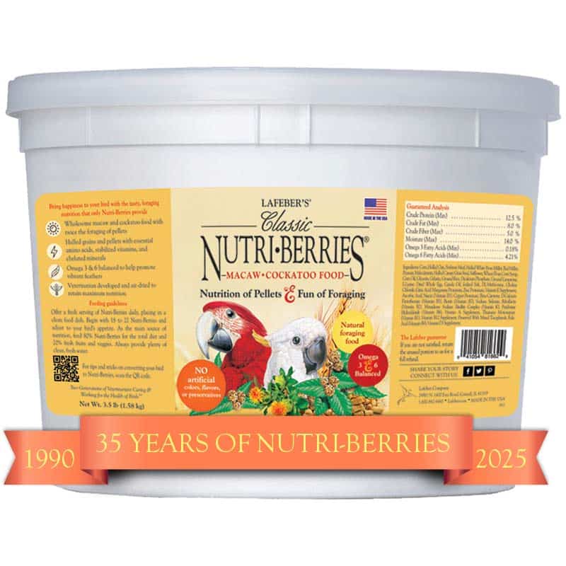 Lafeber Classic Nutri - Berries Macaw/Cockatoo - New York Bird Supply