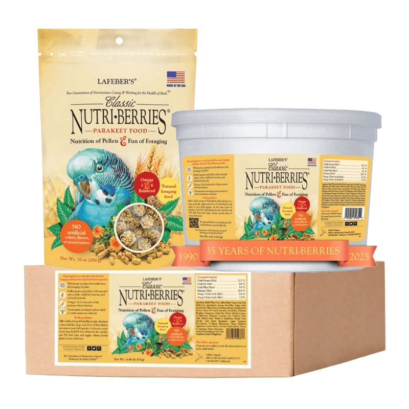Lafeber Classic Nutri - Berries Parakeet - New York Bird Supply