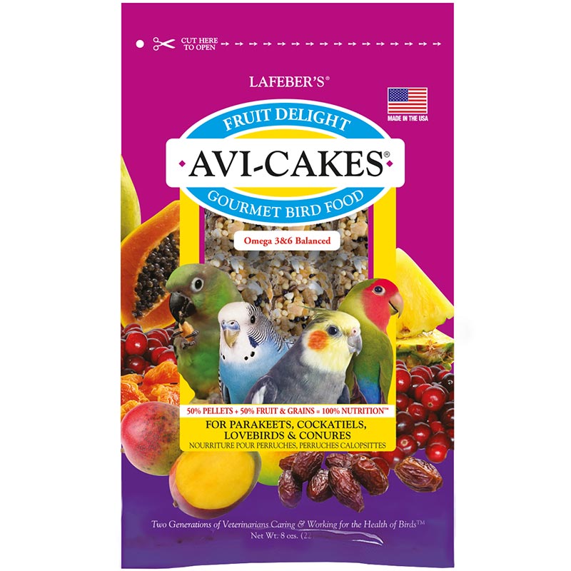 Lafeber Fruit Delight Avi - Cakes For Small Birds (Parakeet/Cockatiel) - New York Bird Supply