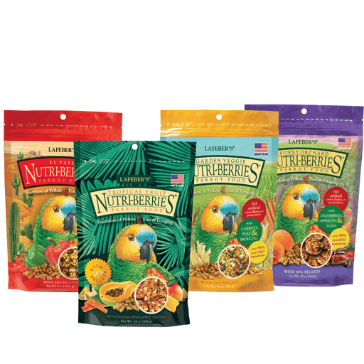 Lafeber Nutri - Berries Sampler Bundles 10 oz, 4 Pack - New York Bird Supply