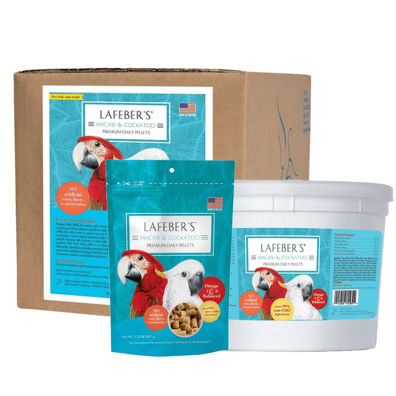 Lafeber Premium Daily Diet Pellets Cockatoo/Macaw - New York Bird Supply