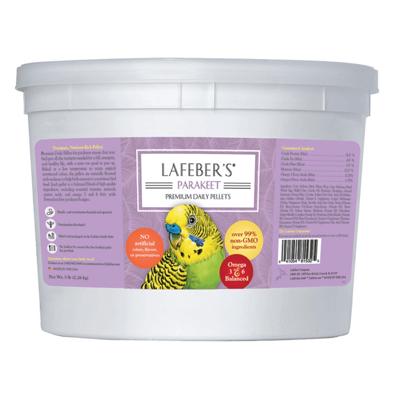 Lafeber Premium Daily Diet Pellets Parakeet - New York Bird Supply