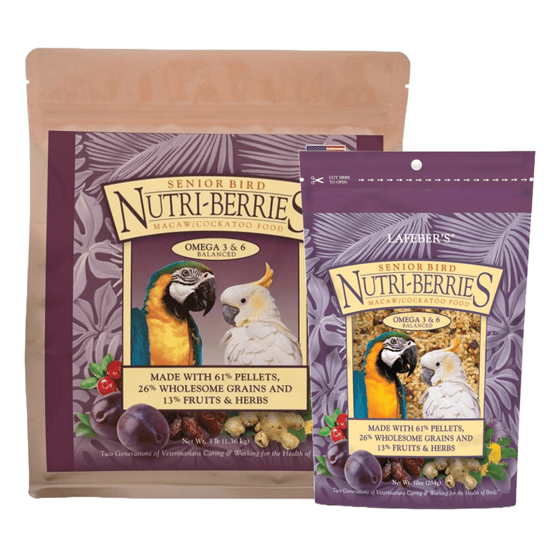 Lafeber Senior Bird Nutri - Berries for Macaw and Cockatoo - New York Bird Supply