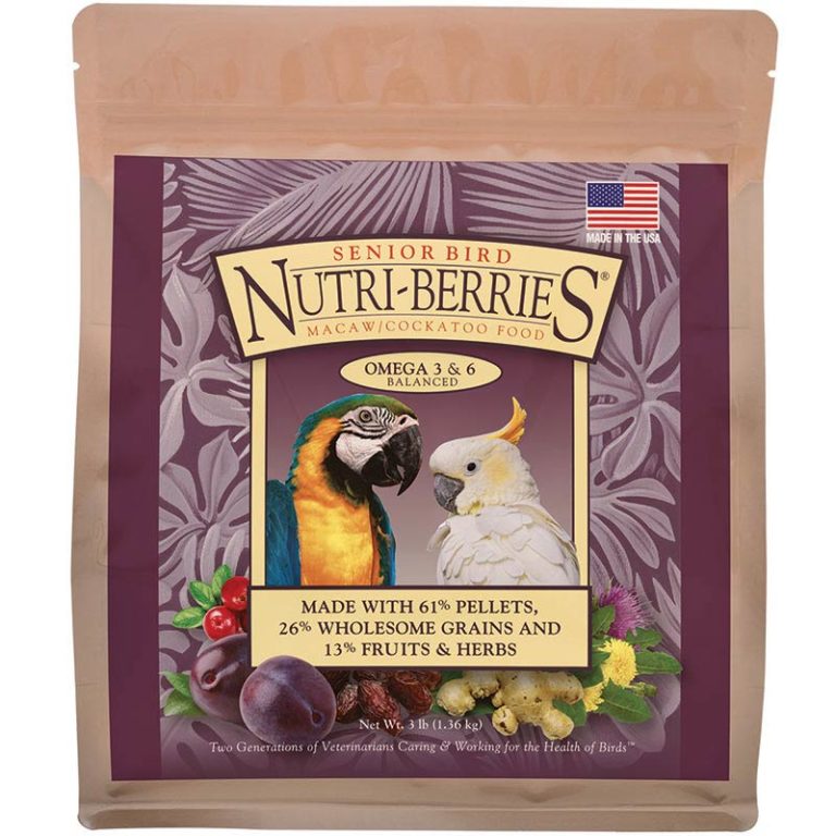 Lafeber Senior Bird Nutri - Berries for Macaw and Cockatoo - New York Bird Supply
