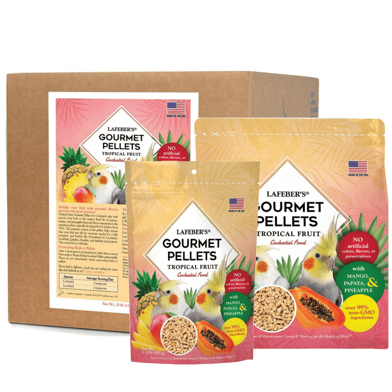 Lafeber Tropical Fruit Gourmet Pellets Cockatiel - New York Bird Supply