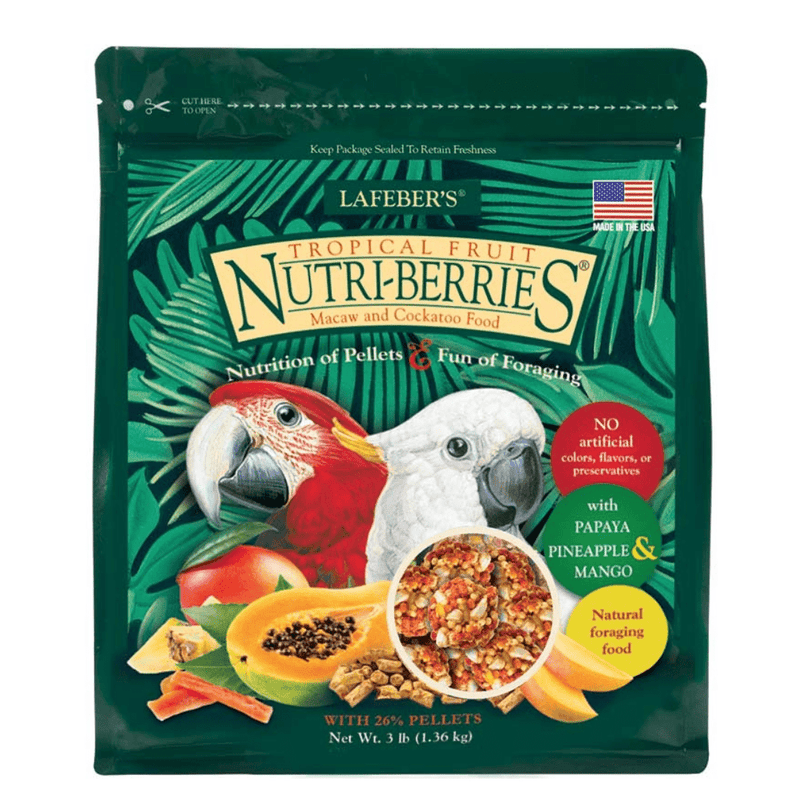 Lafeber Tropical Fruit Nutri - Berries Macaw - New York Bird Supply