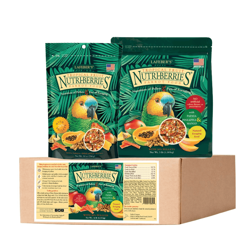 Lafeber Tropical Fruit Nutri - Berries Parrot - New York Bird Supply
