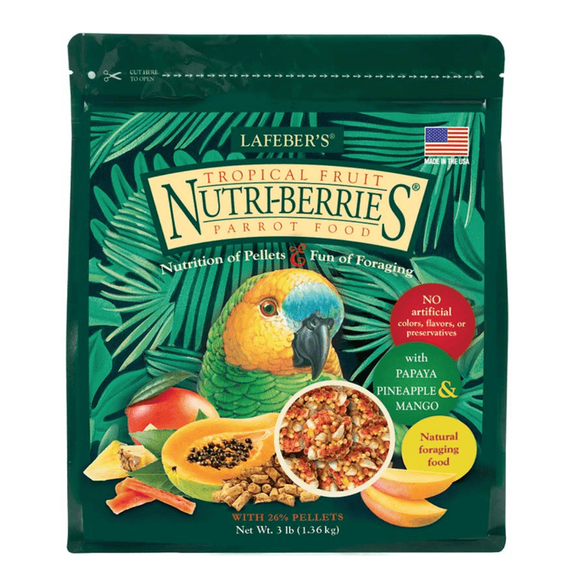 Lafeber Tropical Fruit Nutri - Berries Parrot - New York Bird Supply
