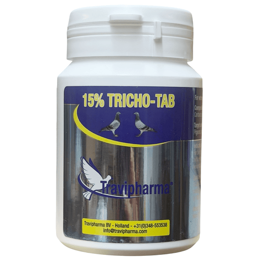 Travipharma 15% Tricho-Tab 100 count - New York Bird Supply