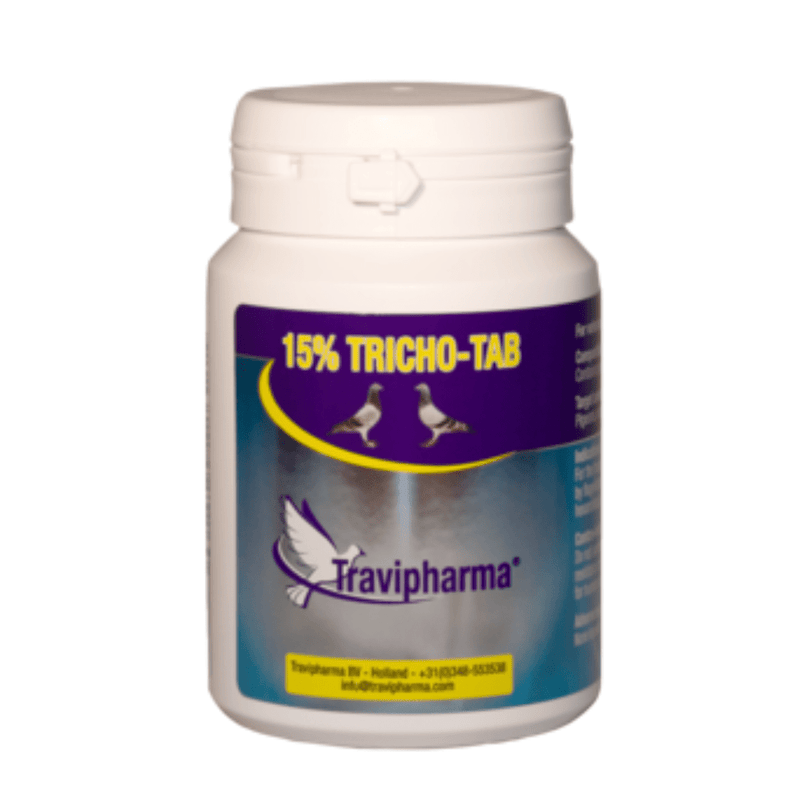 Travipharma 15% Tricho - Tab 100 count - New York Bird Supply