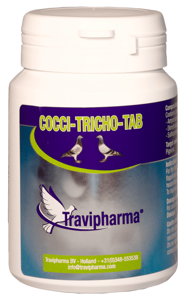 Travipharma Cocci - Tricho - Tab 100 count - New York Bird Supply