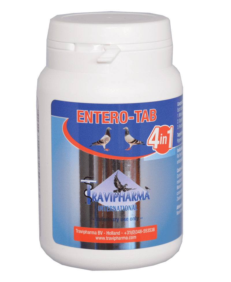 Travipharma Entero - Tab 4 in 1 tablets 100 count - New York Bird Supply