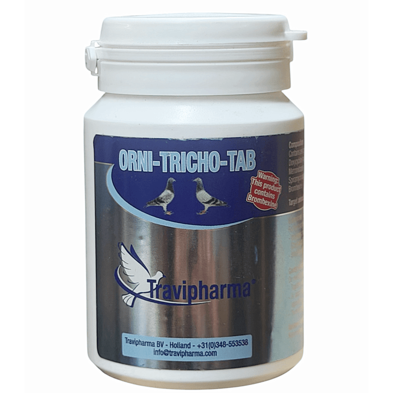 Travipharma Orni-Tricho-Tab 100 count - New York Bird Supply