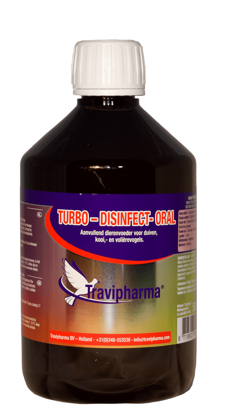 Travipharma Turbo - Disinfect - Oral 500 ml - New York Bird Supply