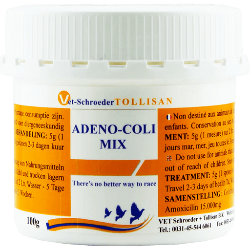 Vet - Schroeder Tollisan Adeno - Coli Mix 100 g - New York Bird Supply
