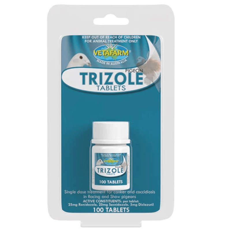 Vetafarm Pigeon Trizole Tablets 100 Tablets - New York Bird Supply