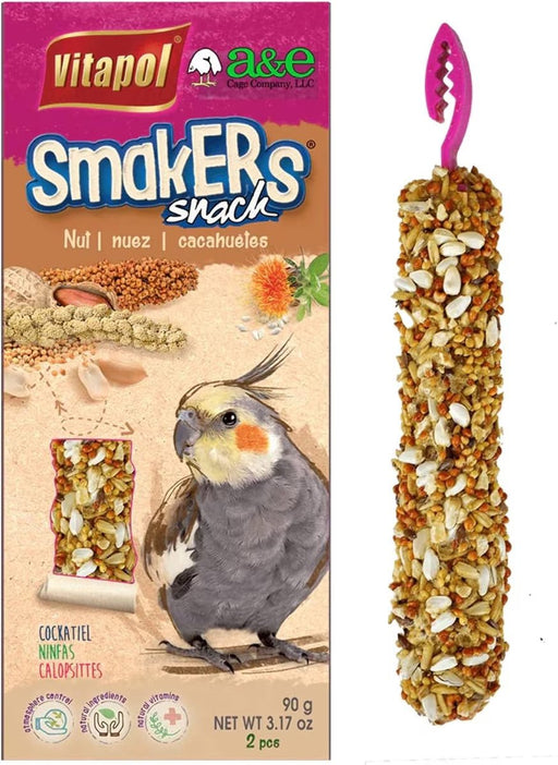 Vitapol Smakers Cockatiel Twin Pack - Nut - New York Bird Supply