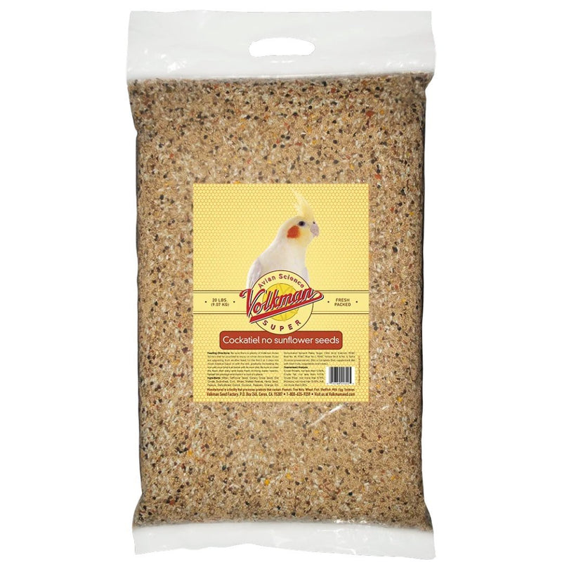 Volkman Avian Science Cockatiel (No Sunflower) - New York Bird Supply