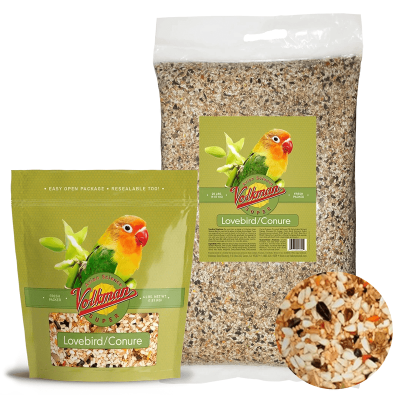 Volkman Avian Science Lovebird/Conure - New York Bird Supply
