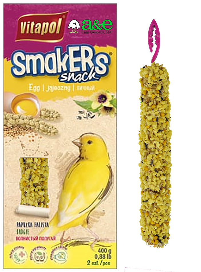 Vitapol Smakers Treat Stick Canary Twin Pack - Egg - New York Bird Supply