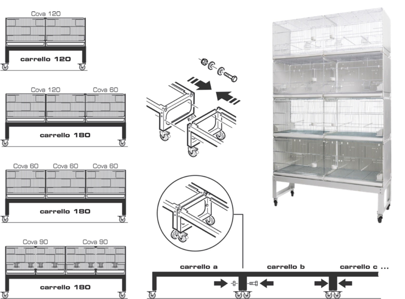 View of Bird Breeding Aviary | Bird Breeding Cage | New York Bird Supply