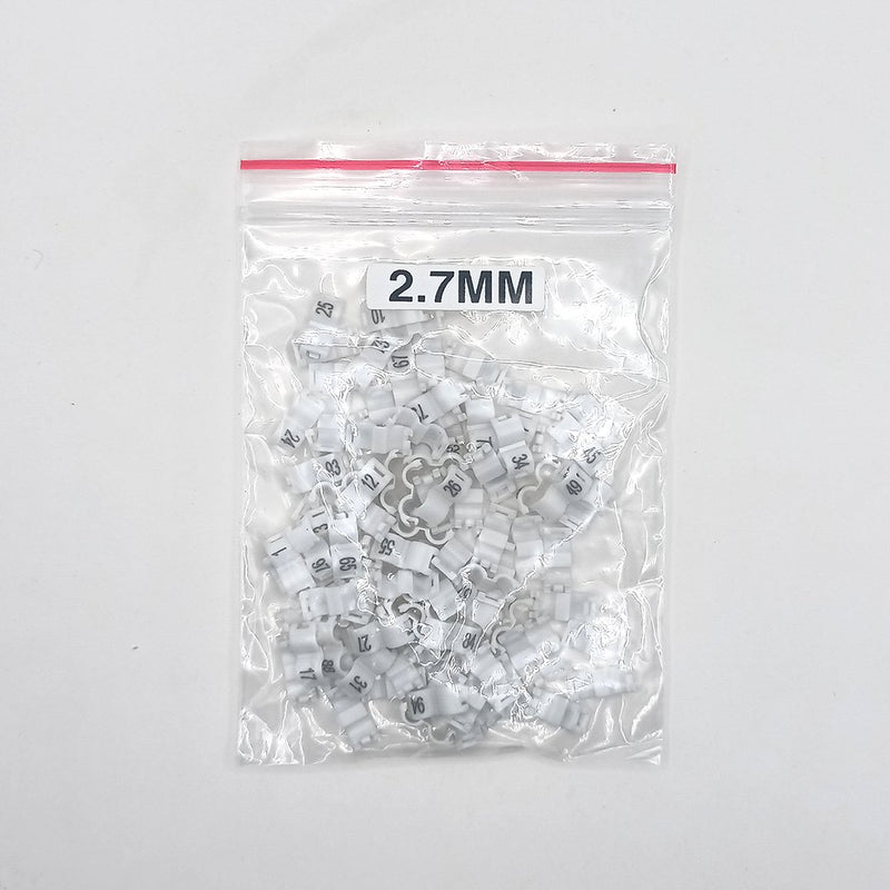 2GR Color Leg Bands 2.7mm - New York Bird Supply