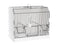 2GR Exposition Cage 3 Door Black Frontal Art.315FN3 - New York Bird Supply