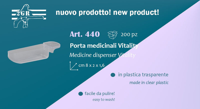 2GR Medicine Dispenser Vitality Art. 440 - New York Bird Supply