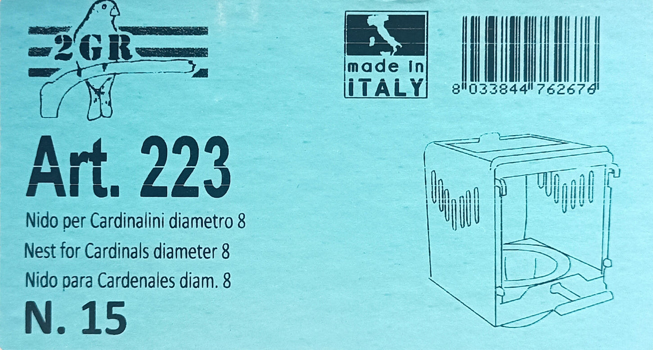 2GR Nest for Cardinals d. 8cm Art. 223 - New York Bird Supply