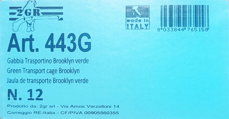 2GR Transport Cage Brooklyn Art. 443 - New York Bird Supply