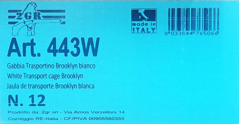 2GR Transport Cage Brooklyn Art. 443 - New York Bird Supply