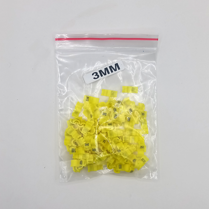 2GR Color Leg Bands 3mm - New York Bird Supply