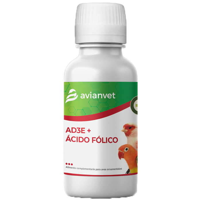 Avianvet AD3E + Folic Acid 100 ml - New York Bird Supply
