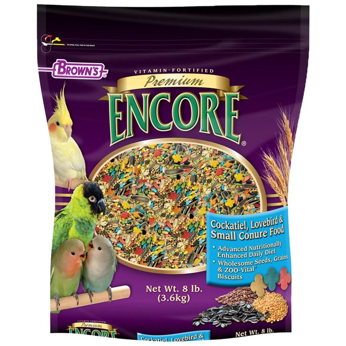 Brown's Encore Premium Cockatiel Food - New York Bird Supply