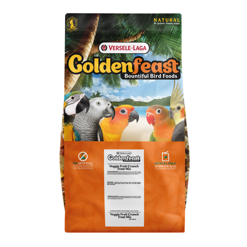 GoldenFeast Veggie Fruit Crunch Mix - New York Bird Supply