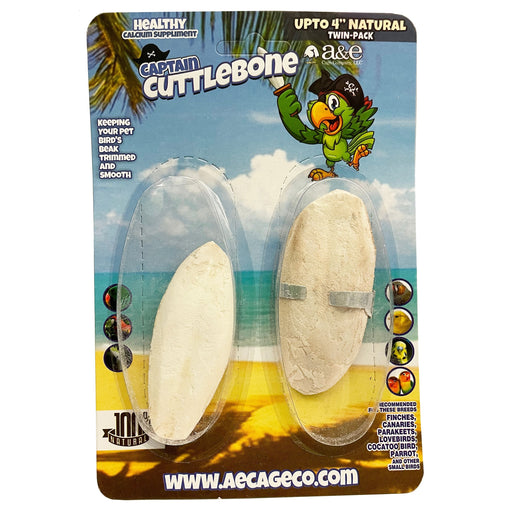 A&E Cuttlebone 4" Twin pack - New York Bird Supply