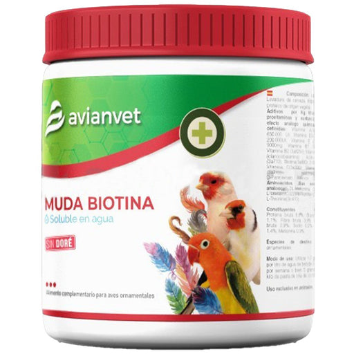 Avianvet Muda Biotina 100 g - New York Bird Supply