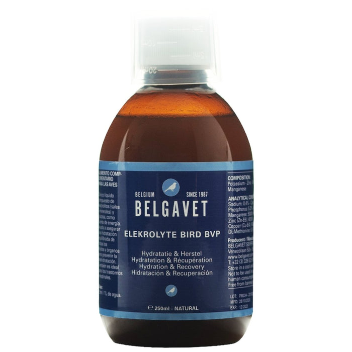 BelgaVet Elektrolyte Liquid Bird BVP 250 ml - New York Bird Supply