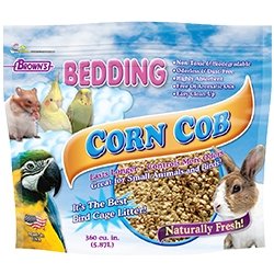 Brown's Bedding Corn Cob Small Animals and Bird Bedding 5.87 L - New York Bird Supply