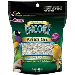Brown's Encore Natural Avian Grit Digestive Supplement Canaries and Finch - New York Bird Supply