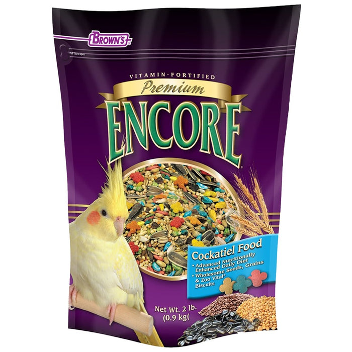 Brown's Encore Premium Cockatiel Food - New York Bird Supply